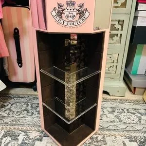 Juicy Couture Pink and brown velvet Display Unit